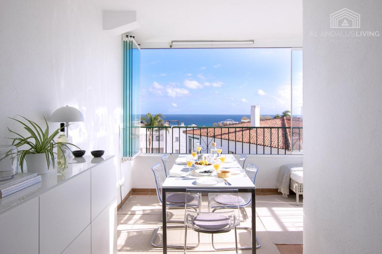 Scandinavian Style Apartment With Amazing Sea Views And South West Facing Sunny Terrace In Miraflores Walking Distance To The Beach! Málaga Eksteriør billede