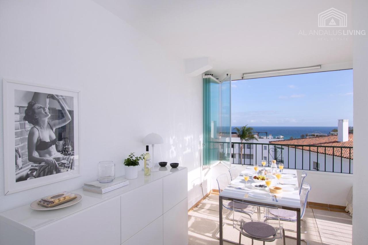 Scandinavian Style Apartment With Amazing Sea Views And South West Facing Sunny Terrace In Miraflores Walking Distance To The Beach! Málaga Eksteriør billede
